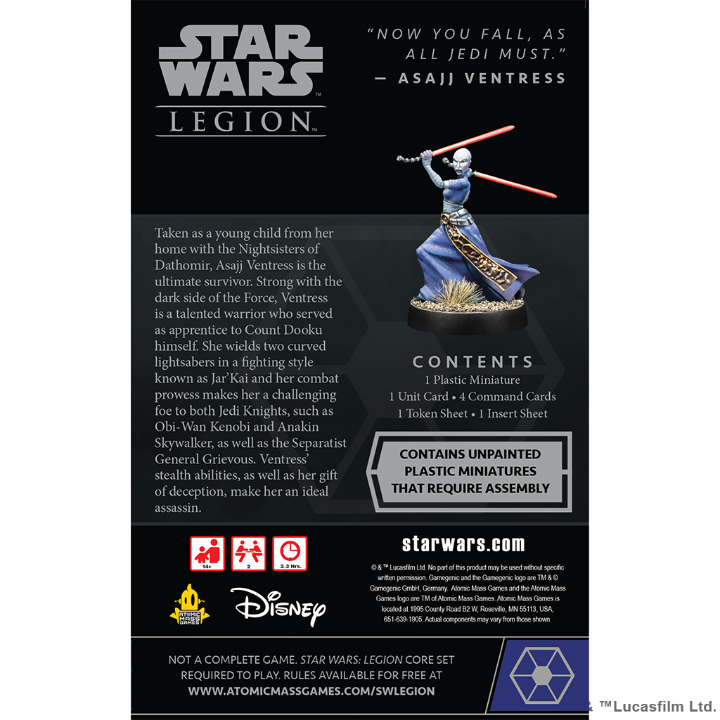 Star Wars : Legion - Asajj Ventress Operative Expansion